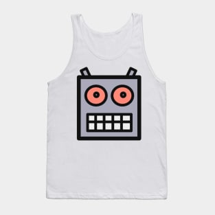 I Am Robot Head Tank Top